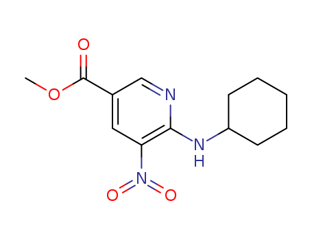 Methyl 6-(cyclohexylamino)-5-nitronicotinate