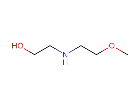 Molecular Structure of 3485-05-0 (2-(2-methoxyethylamino)ethanol)