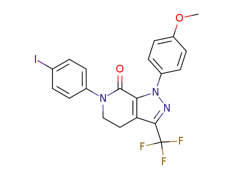 6-(4-iodophenyl)-1-(4-methoxyphenyl)-3-(trifluoromethyl)-5,6-dihydro-1H-pyrazolo[3,4-c]pyridin-7(4H)-one