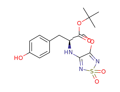 N-(4-ethoxy-1,1-dioxo-1,2,5-thiadiazol-3-yl)-L-tyrosine tert-butyl ester