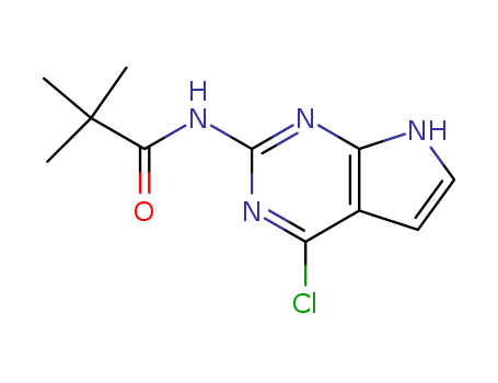 N-(4-Chloro-7H-pyrrolo[2，3-d]pyrimidin-2-yl)-2，2-dimethylpropionamide