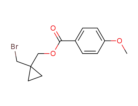 1-(p-methoxybenzoyloxy)methyl 1-bromomethyl cyclopropane