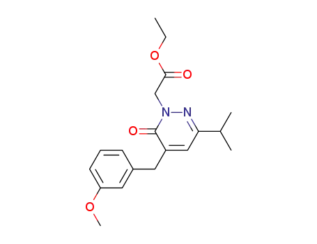ethyl 2-[3-isopropyl-5-(3-methoxybenzyl)-6-oxopyridazin-1(6H)-yl]acetate