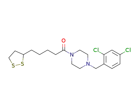 1-(4-(2,4-dichlorobenzyl)piperazin-1-yl)-5-(1,2-dithiolan-3-yl)pentan-1-one