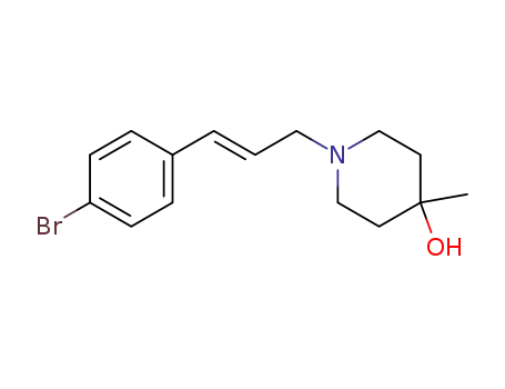 1-[(E)-3-(4-bromo-phenyl)-allyl]-4-methyl-piperidin-4-ol