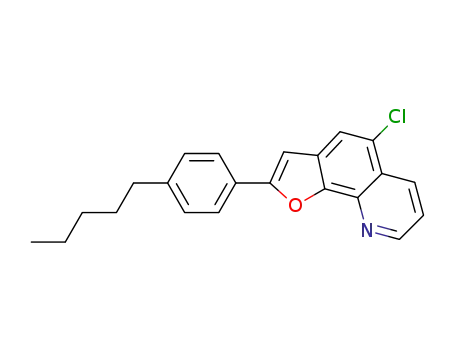 Molecular Structure of 1445515-43-4 (5-chloro-2-(4-phenoxyphenyl)furo[3,2-h]quinoline)