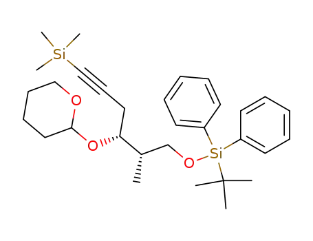 (4R,5S)-6-[(tert-butyldiphenylsilyl)oxy]-5-methyl-4-[(2-tetrahydropyranyl)oxy]-1-(trimethylsilyl)hex-1-yne
