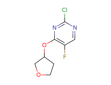 2-chloro-5-fluoro-4-[(tetrahydro-3-furanyl)oxy]Pyrimidine