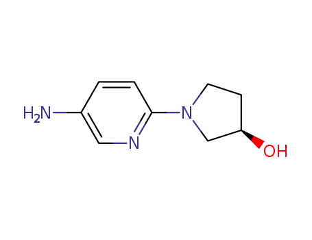 Molecular Structure of 921592-86-1 (1-(5-AMINO-2-PYRIDINYL)-3-(R)-PYRROLIDINOL)