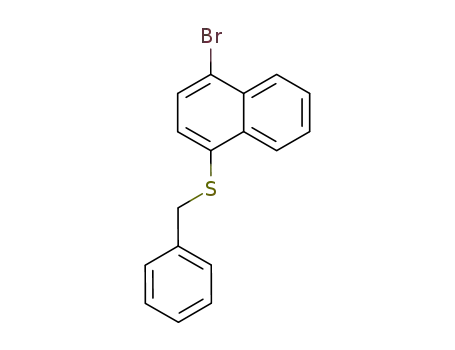 benzyl(4-bromonaphthalen-1-yl)sulfane