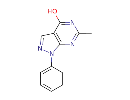 6-methyl-1-phenyl-1,5-dihydro-4H-pyrazolo[3,4-d]pyrimidin-4-one