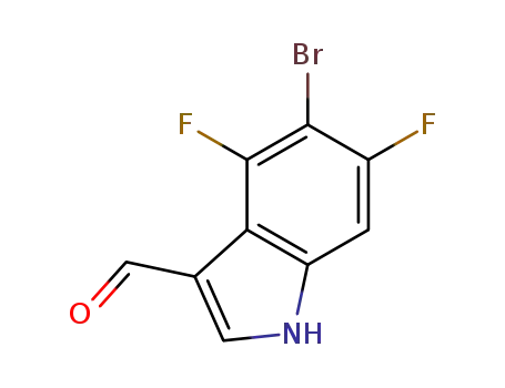 5-bromo-4,6-difluoro-1H-indole-3-carbaldehyde