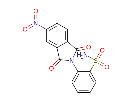 Molecular Structure of 1571901-36-4 (2-(5-nitro-1,3-dioxoisoindolin-2-yl)benzenesulfonamide)