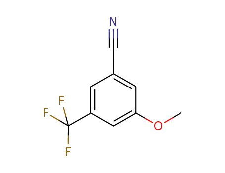 Molecular Structure of 868167-61-7 (3-Methoxy-5-trifluroMethyl benzonitrile)