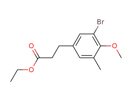 Ethyl 3-(3-Bromo-4-methoxy-5-methylphenyl)propionate