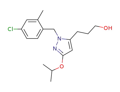 3-[1-(4-chloro-2-methylbenzyl)-3-isopropoxy-1H-pyrazole-5-yl]propane-1-ol