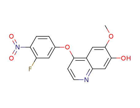 4-(3-fluoro-4-nitrophenoxy)-6-methoxyquinolin-7-ol