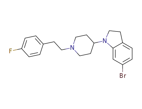 1-[1-(4-fluorophenethyl)piperidin-4-yl]-6-bromoindoline