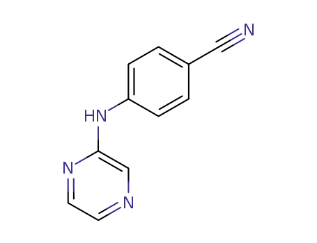 Benzonitrile, 4-(pyrazinylamino)-