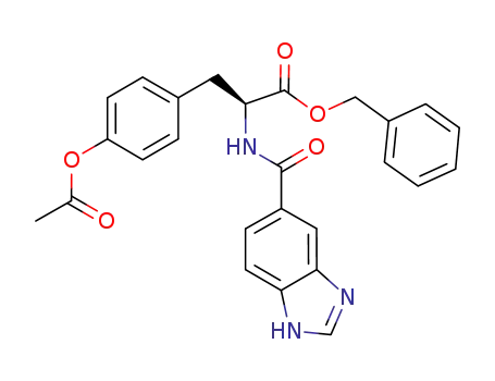 L-Tyrosine, N-(1H-benzimidazol-5-ylcarbonyl)-, phenylmethyl ester,
acetate (ester)