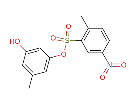 Molecular Structure of 197960-17-1 (5-methyl-3-(2-methyl-5-nitrophenylsulfonyloxy)phenol)
