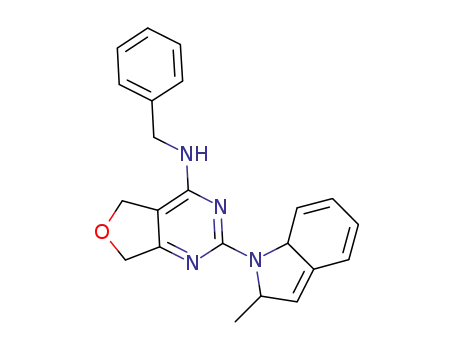 N-benzyl-2-(2-methyl-2H-indol-1(7aH)-yl)-5,7-dihydrofuro[3,4-d]pyrimidin-4-amine