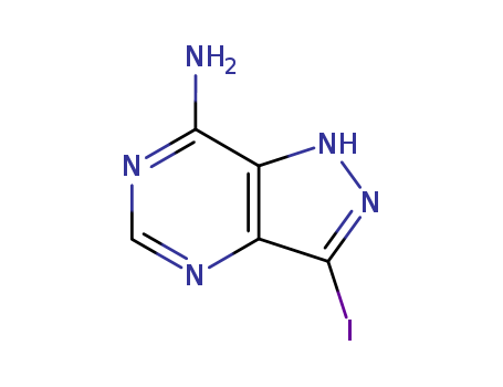 1H-Pyrazolo[4,3-d]pyrimidin-7-amine, 3-iodo-