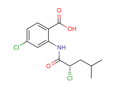 (2S)-2-(2′-chloro-4′-methylpentanamido)-4-chlorobenzoic acid