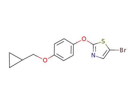 Thiazole, 5-bromo-2-[4-(cyclopropylmethoxy)phenoxy]-