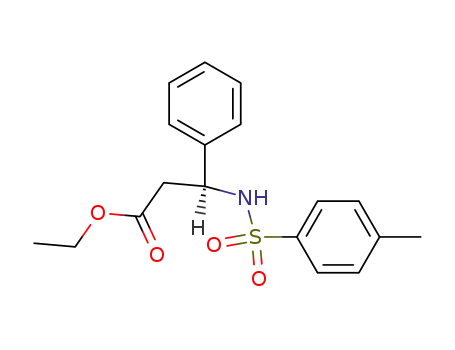 Benzenepropanoic acid, b-[[(4-methylphenyl)sulfonyl]amino]-, ethyl
ester