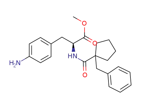 4-amino-N-[[1-(phenylmethyl)cyclopentyl]carbonyl]-L-phenylalanine methyl ester