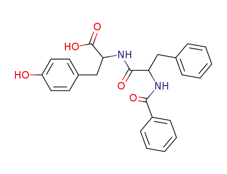 Molecular Structure of 60142-78-1 (L-Tyrosine, N-(N-benzoyl-L-phenylalanyl)-)