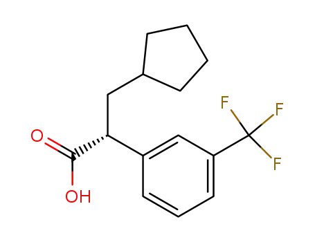 3-cyclopentyl-2(R)-(3-trifluoromethyl-phenyl)-propionic acid