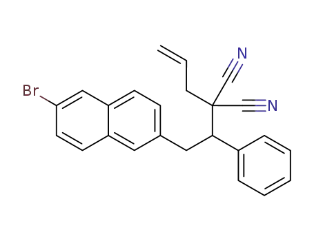 2-allyl-2-(2-(6-bromonaphthalen-2-yl)-1-phenylethyl)malononitrile