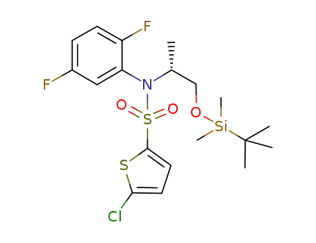 [(1R)-1-methyl-2-(1,1,2,2-tetramethyl-1-silapropoxy)ethyl](2,5-difluorpohenyl)[(5-chloro-2-thienyl)sulfonyl]amine