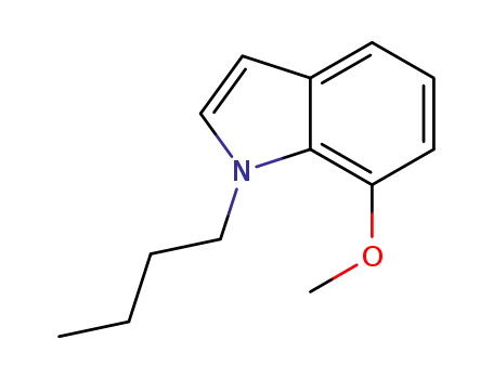 Molecular Structure of 1438278-43-3 (1-butyl-7-methoxy-1H-indole)