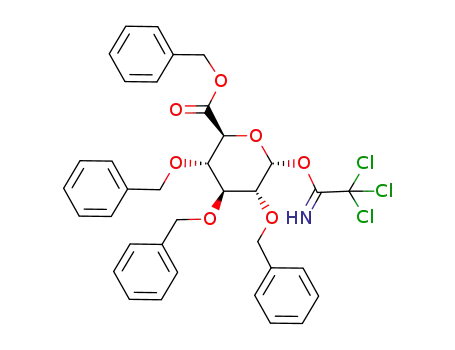 2,3,4-트리-O-벤질-β-D-글루코피라노시두론산 벤질 에스테르, 트리클로로아세트이미데이트