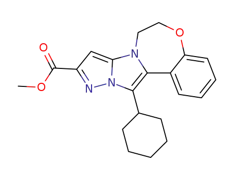 methyl 13-cyclohexyl-6,7-dihydropyrazolo[5',1':2,3]imidazo[1,5-d][1,4]benzoxazepine-10-carboxylate
