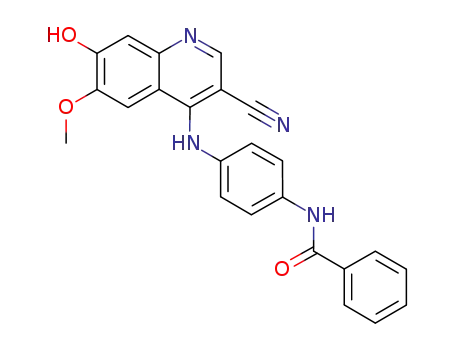 Benzamide,
N-[4-[(3-cyano-7-hydroxy-6-methoxy-4-quinolinyl)amino]phenyl]-