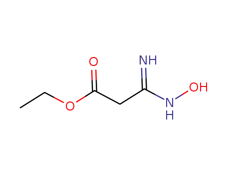 Molecular Structure of 89364-92-1 ((HYDROXYAMIDINO)-ACETIC ACID ETHYL ESTER)