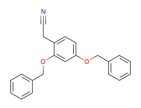 2,4-dibenzyloxyphenylacetonitrile