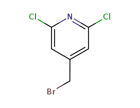 Molecular Structure of 175204-45-2 (4-(BROMOMETHYL)-2,6-DICHLOROPYRIDINE)