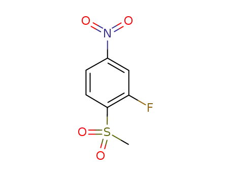 Molecular Structure of 252561-33-4 (2-FLUORO-1-(METHYLSULFONYL)-4-NITROBENZENE)