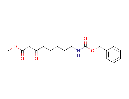 Molecular Structure of 152012-64-1 (methyl 8-(benzyloxycarbonylamino)-3-oxooctanoate)