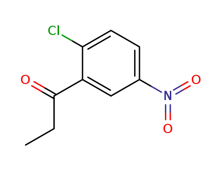 Molecular Structure of 4865-75-2 (2-chloro-5-nitropropiophenone)
