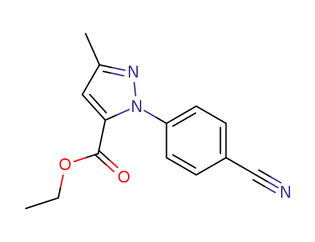 ethyl 3-methyl-1-(4-cyanophenyl)-1H-pyrazole-5-carboxylate