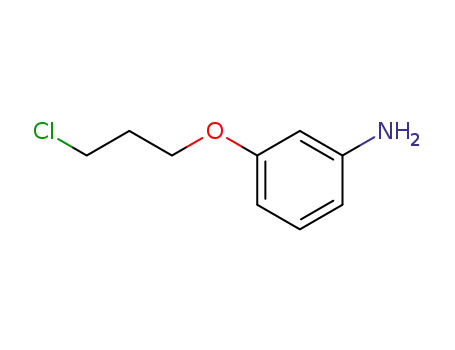 Molecular Structure of 79668-76-1 (3-(3-Chloro-propoxy)aniline)