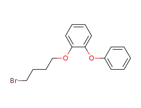 Molecular Structure of 62232-85-3 (Benzene, 1-(4-bromobutoxy)-2-phenoxy-)
