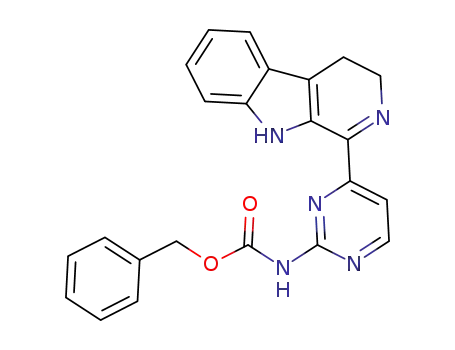 benzyl (4-(4,9-dihydro-3H-pyrido[3,4-b]indol-1-yl)pyrimidin-2-yl)carbamate