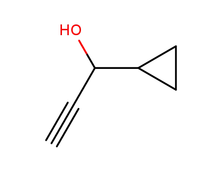 Molecular Structure of 1656-85-5 (1-cyclopropylprop-2-yn-1-ol)